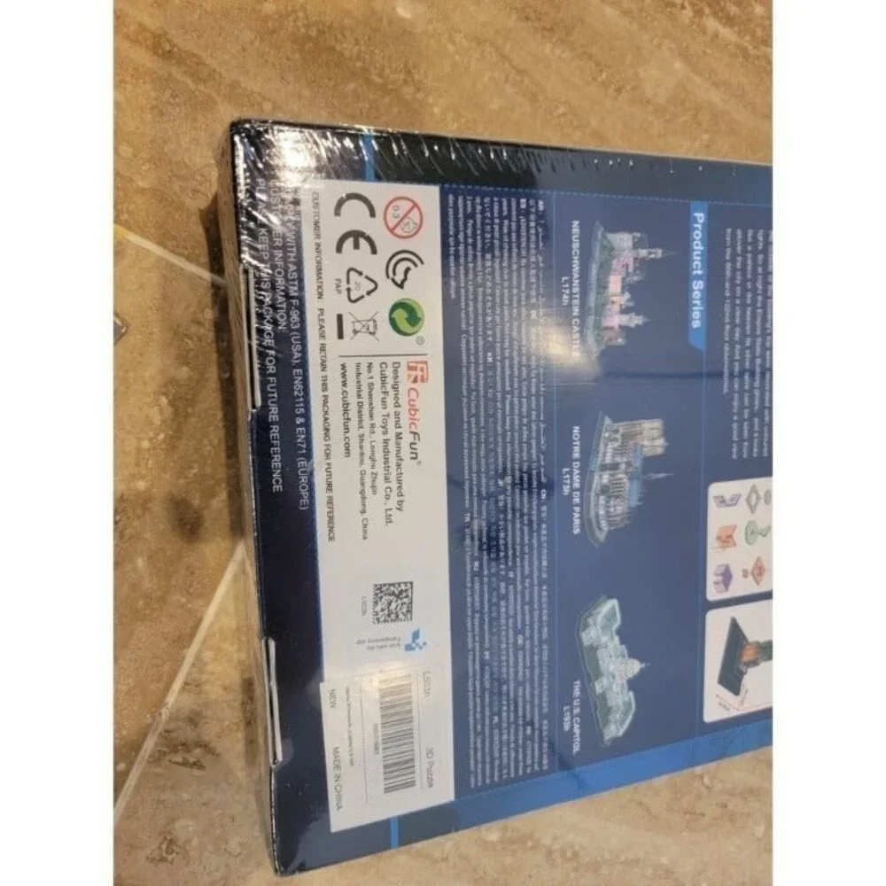 3D Empire State Building‎ Architecture Model Kit LED Lighting NEW 37pcs
